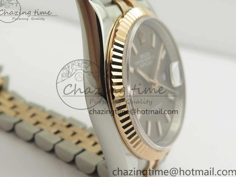 MiroTime 0309 DateJust 36mm 904 SS RG Wrapped 116231 GMF Gray Dial on SS RG Wrapped Jubilee Bracelet A Durable 3276